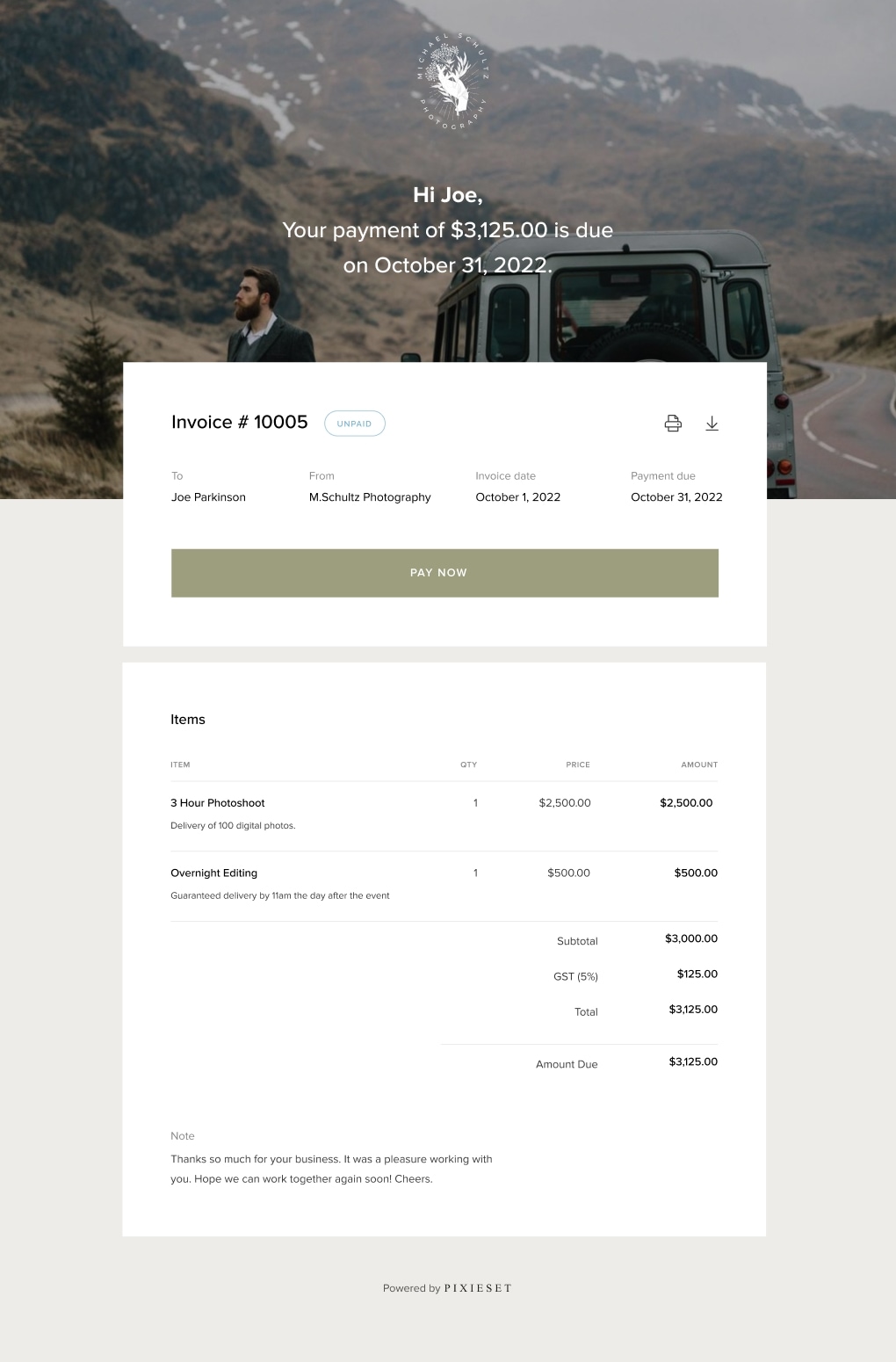 invoices-demo