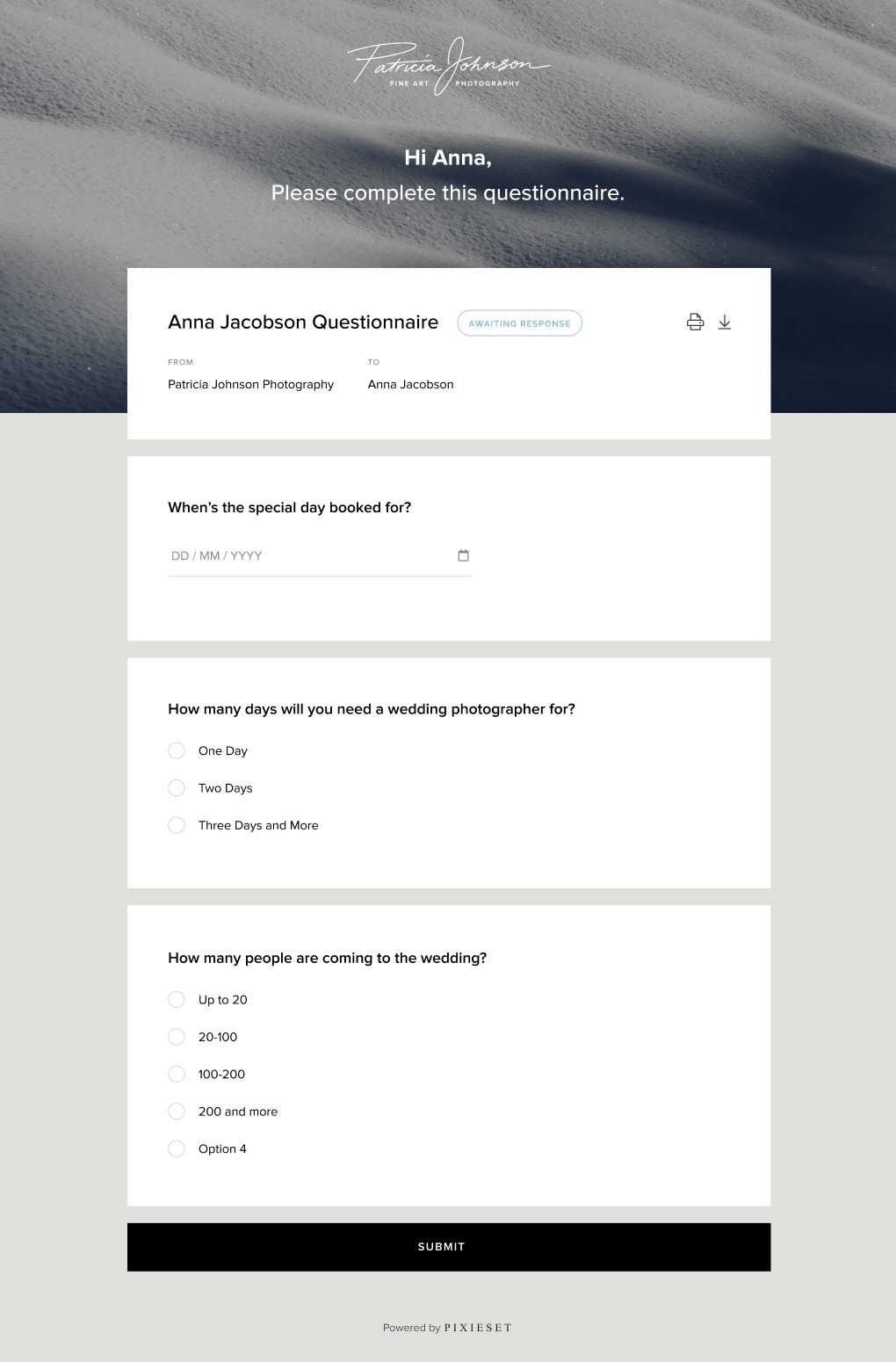 questionnaires-demo