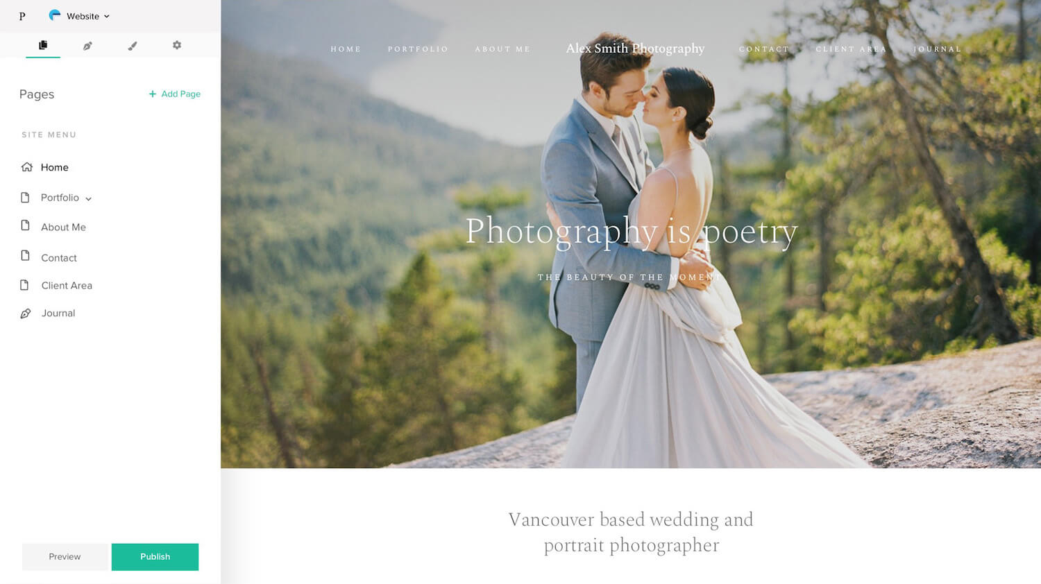 Pixieset - Website Builder