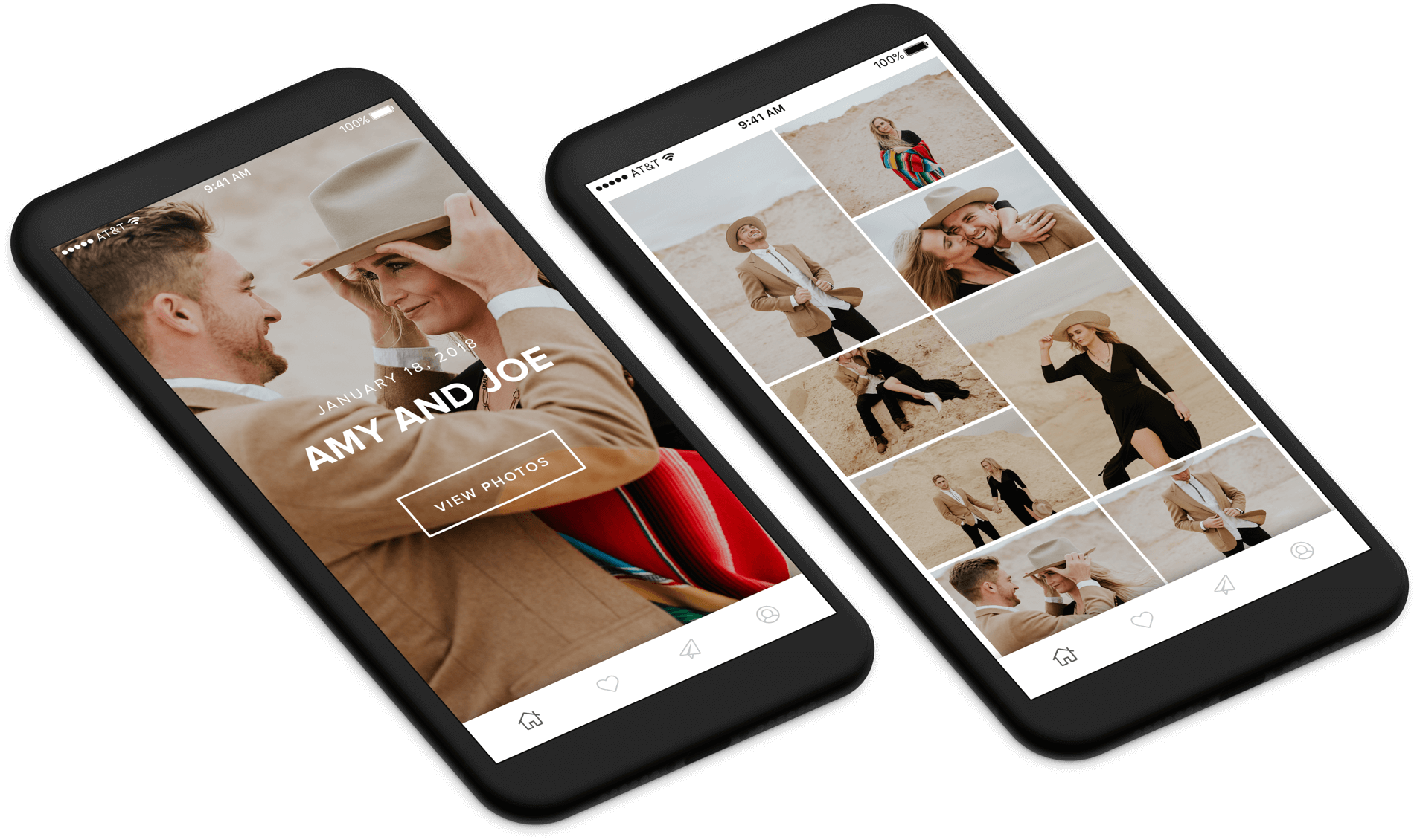 Your photos. Front, center and just a touch away.