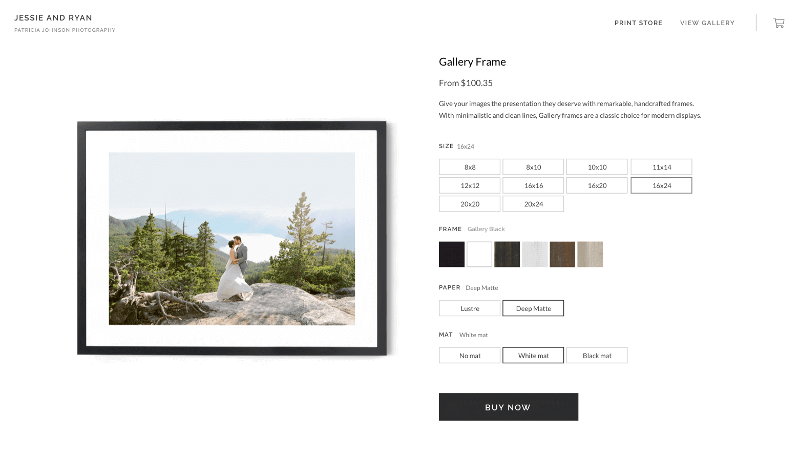 Easy online stores for photographers